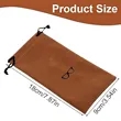 Portable Colorful Glasses Storage Bag With Drawstring | https://www.bestnamebadges.com