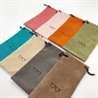 Portable Colorful Glasses Storage Bag With Drawstring | https://www.bestnamebadges.com