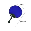 Plastic Round Summer Advertising Promotion Handheld Fan | https://www.bestnamebadges.com