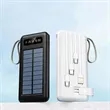 Solar Power Bank With Integrated USB And LED Light | https://www.bestnamebadges.com