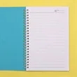 A5 Kraft Paper Coil Notebooks In Various Colors | https://www.bestnamebadges.com