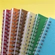 A5 Kraft Paper Coil Notebooks In Various Colors | https://www.bestnamebadges.com