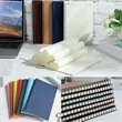 A5 Kraft Paper Coil Notebooks In Various Colors | https://www.bestnamebadges.com