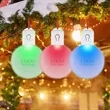 Full Color Holiday Light Acrylic Ornament | https://www.bestnamebadges.com