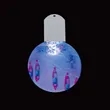 Full Color Holiday Light Acrylic Ornament | https://www.bestnamebadges.com