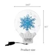 Snowflake LED Acrylic Light Ornament | https://www.bestnamebadges.com