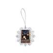 Snowflake Square Photo Frame(Small) | https://www.bestnamebadges.com