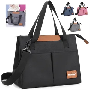 Large Cooler Insulated Lunch Tote with Waterproof Lining