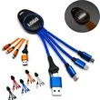 Luminous logo 4 in 1 Fast Charging Cable | https://www.bestnamebadges.com