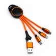 Luminous logo 4 in 1 Fast Charging Cable | https://www.bestnamebadges.com