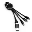 Luminous logo 4 in 1 Fast Charging Cable | https://www.bestnamebadges.com