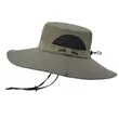 Wide Brim Fisherman Sun Hat | https://www.bestnamebadges.com