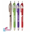 Union Printed, Spring Colored "Elegant" Stylus Clicker Pen | https://www.bestnamebadges.com