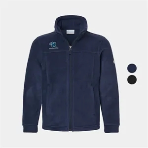 Columbia Youth Fleece Full-Zip Jacket | https://www.bestnamebadges.com