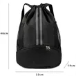 Large Capacity Waterproof Sports Drawstring Backpack Gym Bag | https://www.bestnamebadges.com