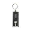 Custom Rectangle LED Light Keychains | https://www.bestnamebadges.com