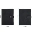 Customizable A5 PU Leather Loose-Leaf Business Notebook | https://www.bestnamebadges.com