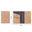 Customizable Logo Portable Cork Passport Case ID Holder | https://www.bestnamebadges.com