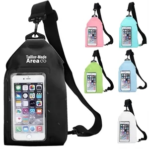 Adjustable Strap Crossbody Sling Chest Waist Black Bags