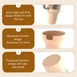 Silicone  Boot for 40Oz. Cups Bottom Protector Sleeve | https://www.bestnamebadges.com