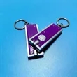 Compact LED Flashlight Keychain For Promotional Use In Stock | https://www.bestnamebadges.com