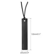 Personalized Handmade Leather  Black Bookmarks | https://www.bestnamebadges.com