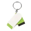 Keychain Phone Stand With Screen Cleaner Custom Logo Stock | https://www.bestnamebadges.com