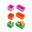 1 Square and 1 Rectangular Silicone Bento Box Dividers Kits | https://www.bestnamebadges.com
