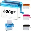 Mini Manual Shredder Office Portable Paper Cutter Fits A6 | https://www.bestnamebadges.com