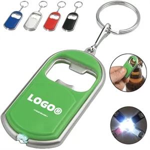 Mini Portable Bottle Opener Keychain with LED Light