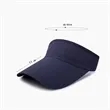 Sports Headband Visor Sun Baseball Hats Black Caps | https://www.bestnamebadges.com
