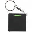Portable Tape Measure Keychain with Built In Level In Stock | https://www.bestnamebadges.com