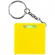 Portable Tape Measure Keychain with Built In Level In Stock | https://www.bestnamebadges.com