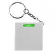 Portable Tape Measure Keychain with Built In Level In Stock | https://www.bestnamebadges.com