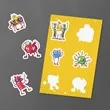 Vinyl Sticker Sheet | https://www.bestnamebadges.com