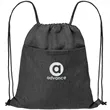 RejuVe X-PAK Recycled Heather Drawstring Bag | https://www.bestnamebadges.com