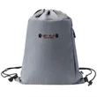 RejuVe MOTO Recycled Heather Drawstring Bag | https://www.bestnamebadges.com