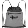 RejuVe MILANO Recycled Heather Drawstring Bag | https://www.bestnamebadges.com