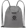RejuVe X-PAK Recycled Heather Drawstring Bag | https://www.bestnamebadges.com