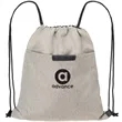 RejuVe X-PAK Recycled Heather Drawstring Bag | https://www.bestnamebadges.com
