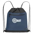RejuVe MILANO Recycled Heather Drawstring Bag | https://www.bestnamebadges.com