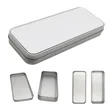 Portable Rectangle Metal Organizer Storage Box with Lid | https://www.bestnamebadges.com