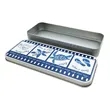 Portable Rectangle Metal Organizer Storage Box with Lid | https://www.bestnamebadges.com
