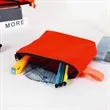 Custom Printed Zipper Canvas Pencil Case Cosmetic Bag | https://www.bestnamebadges.com