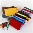 Custom Printed Zipper Canvas Pencil Case Cosmetic Bag | https://www.bestnamebadges.com