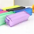 Large Capacity PVC Transparent Zipper Stationery Bag | https://www.bestnamebadges.com