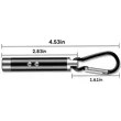 Mini LED Laser Flashlight Keychain | https://www.bestnamebadges.com