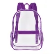 Heavy Duty Security Clear PVC School Backpack(Ocean) | https://www.bestnamebadges.com