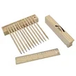 12-Piece Colored Pencil Set With Wooden Case | https://www.bestnamebadges.com