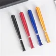 Custom Plastic Promotional Baseball Shaped Ballpoint Pen | https://www.bestnamebadges.com